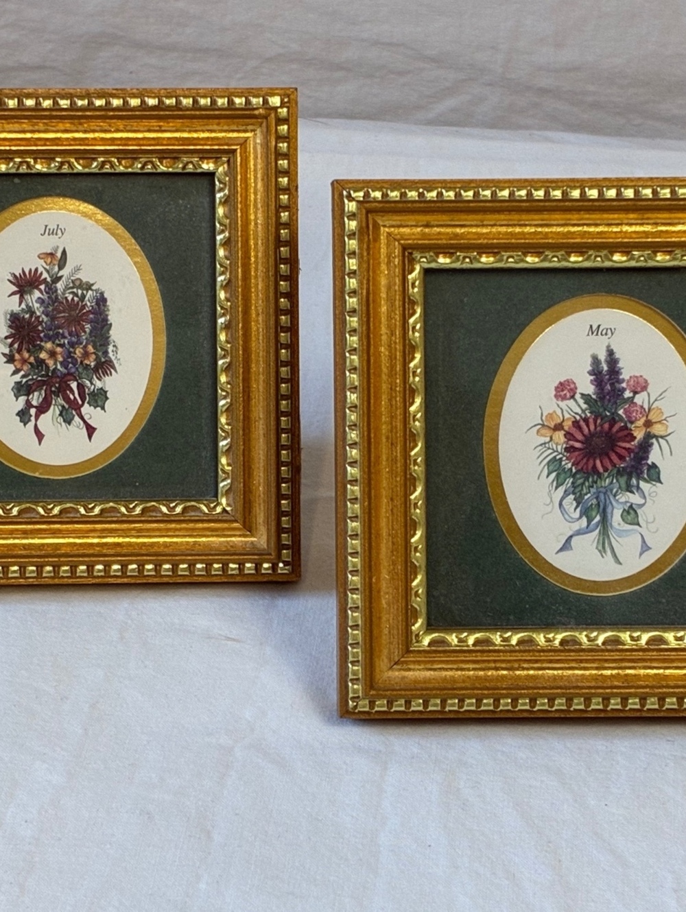 Pair of mini Heartfelt Collection Bouquet frames